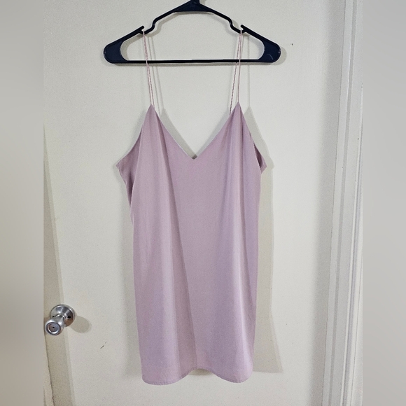 Tobi Lavender V-Neck Dress - Picture 1 of 5